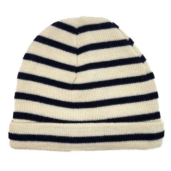 '80s Vintage Tricomer Wool Striped Nautical Fisherman Hat Made in France OS NWOT - Picture 1 of 6